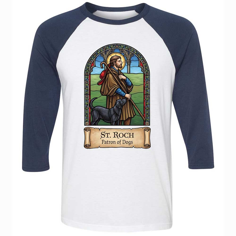 Patron of Dogs - White/Navy - 8