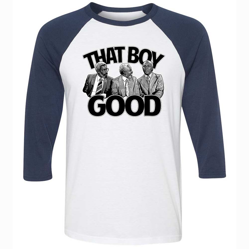 That boy good - White/Navy - 8