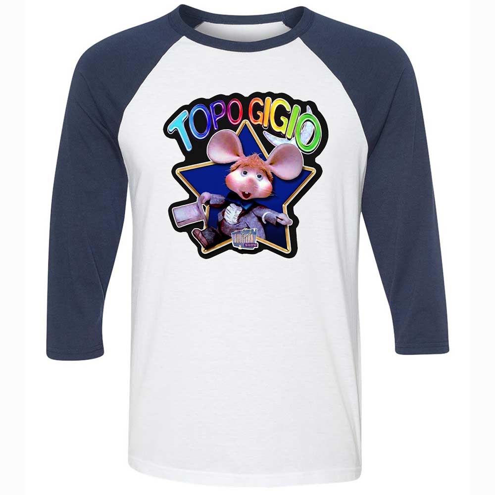 Topo Gigio - White/Navy - 8