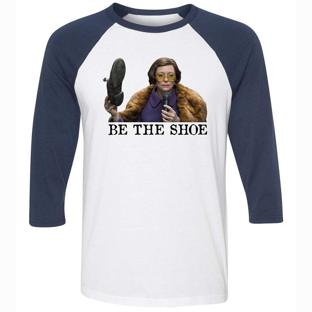 Be the Shoe - White/Navy - 8