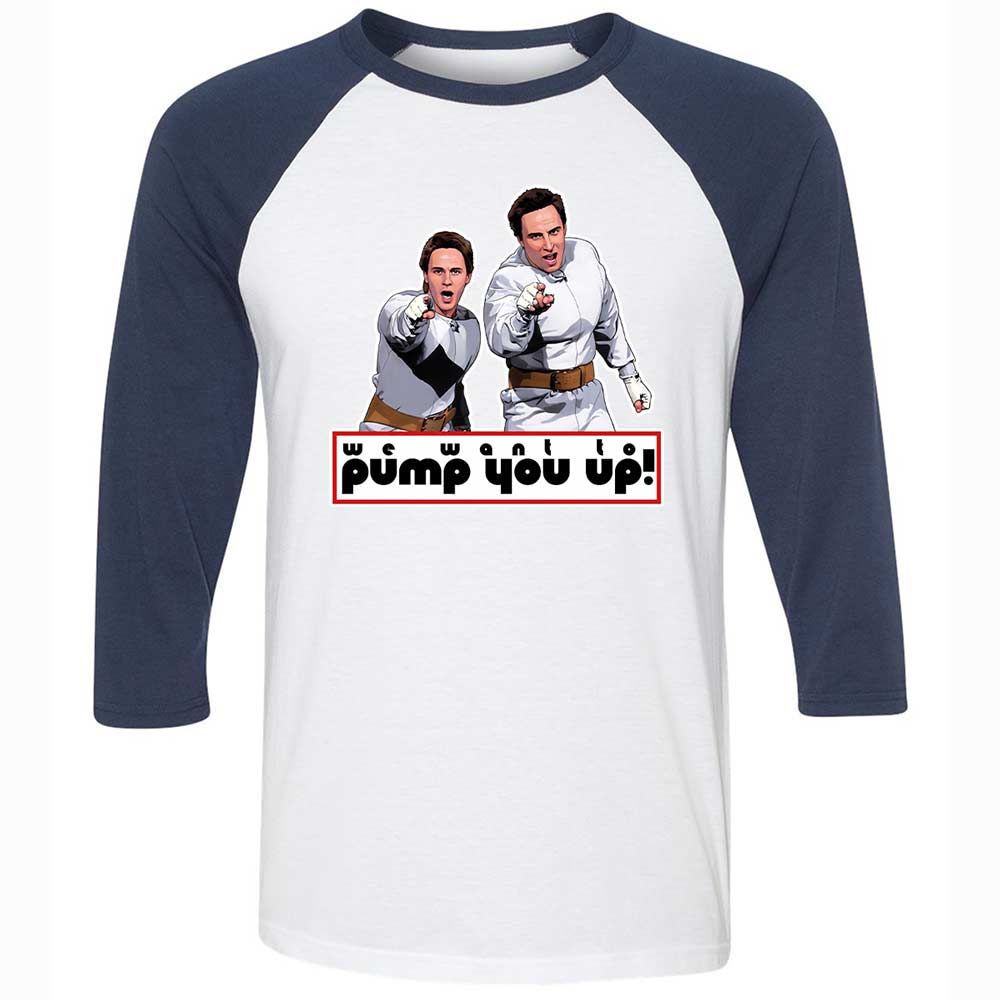 We Want To Pump You Up - White/Navy - 8
