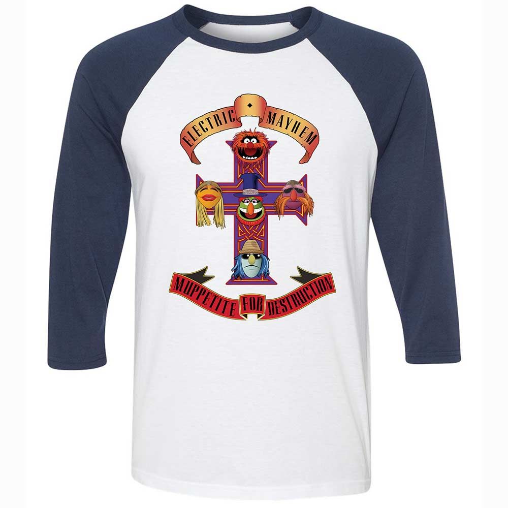 Muppetite For Mayhem - White/Navy - 8