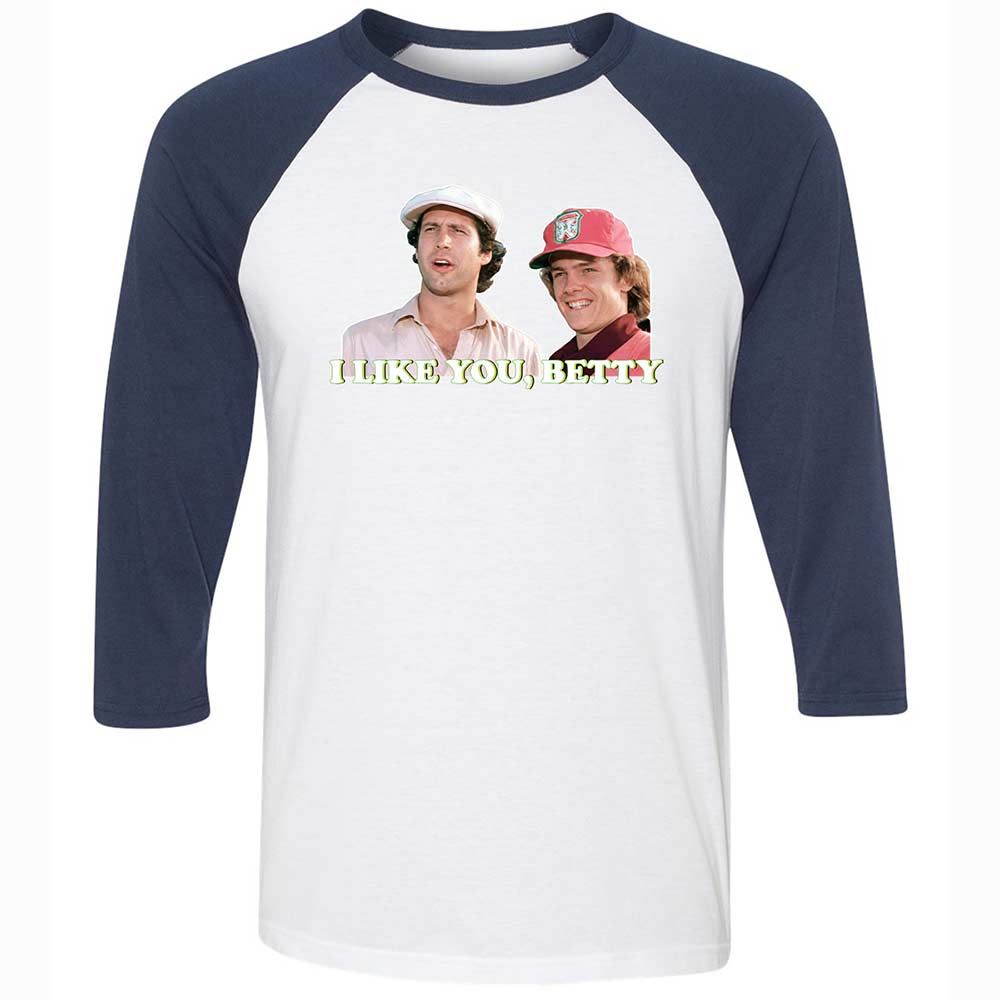 Unisex 3/4 Baseball Tee - MX2ETZG5 - White/Navy - 8