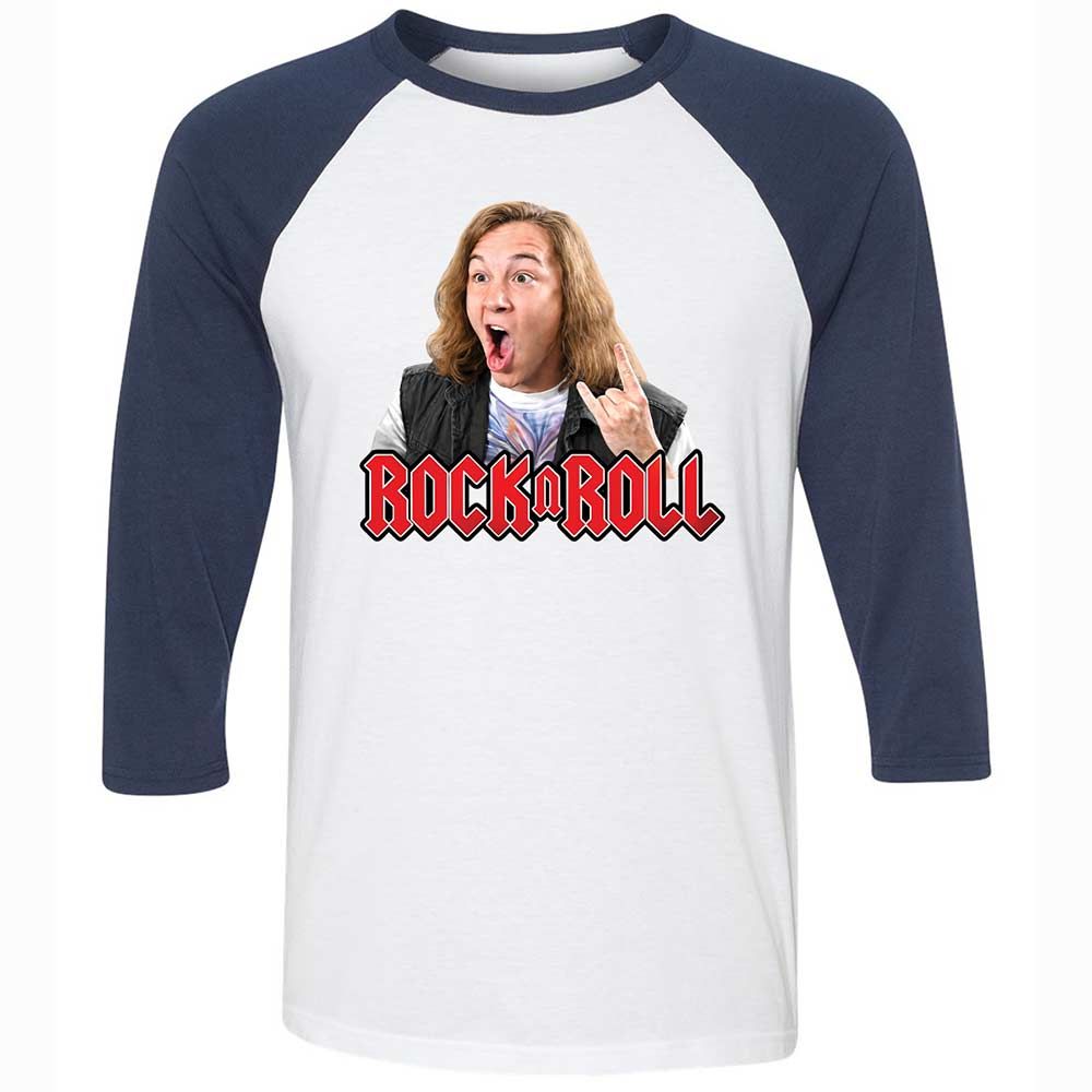 Unisex 3/4 Baseball Tee - DCXYUXAK - White/Navy - 8