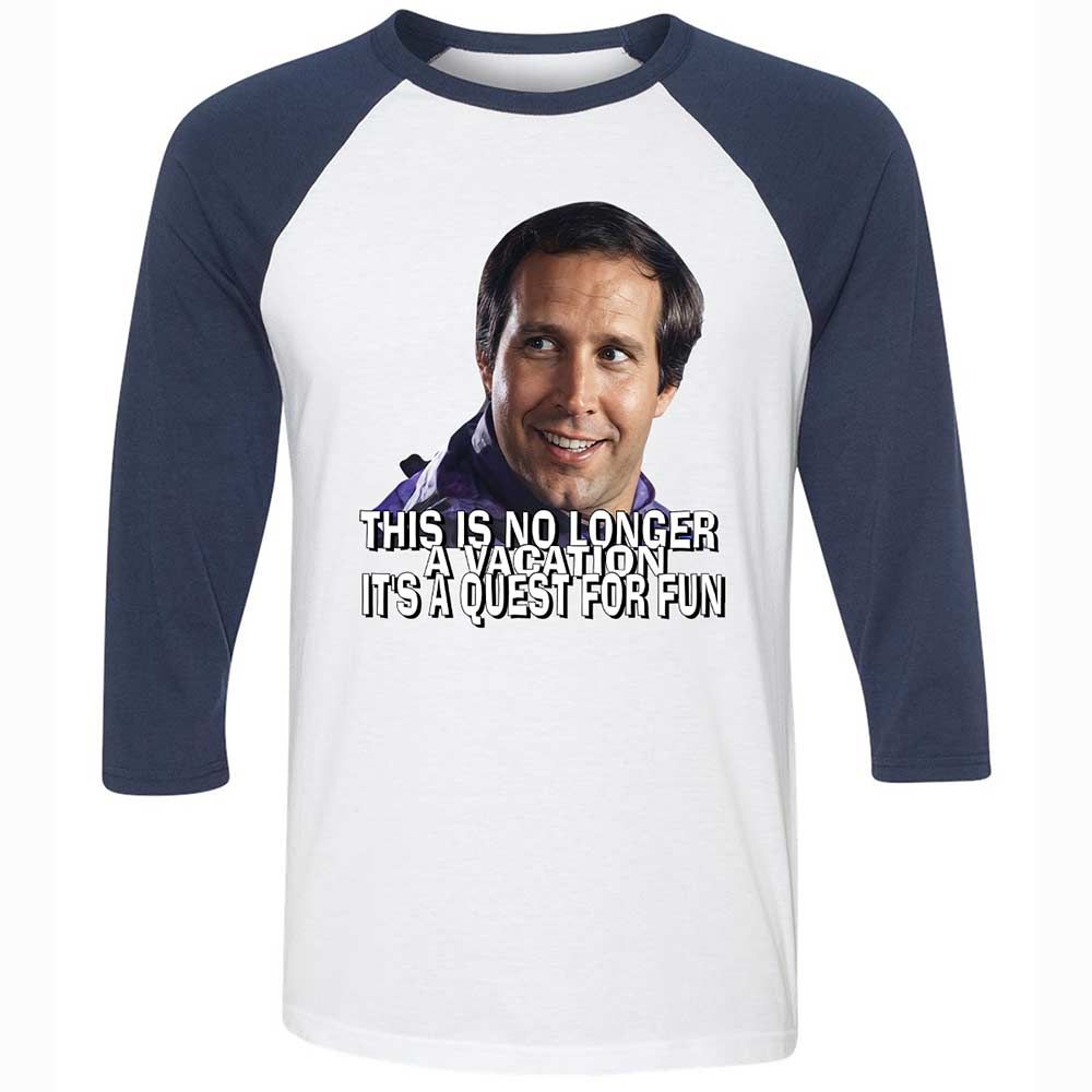Unisex 3/4 Baseball Tee - E2U6LYWK - White/Navy - 8