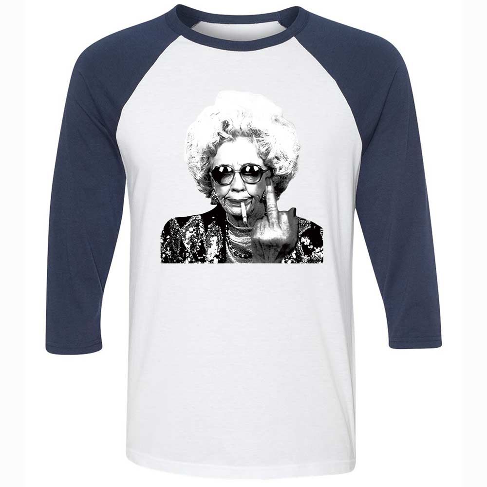 Badass Grandma - White/Navy - 8