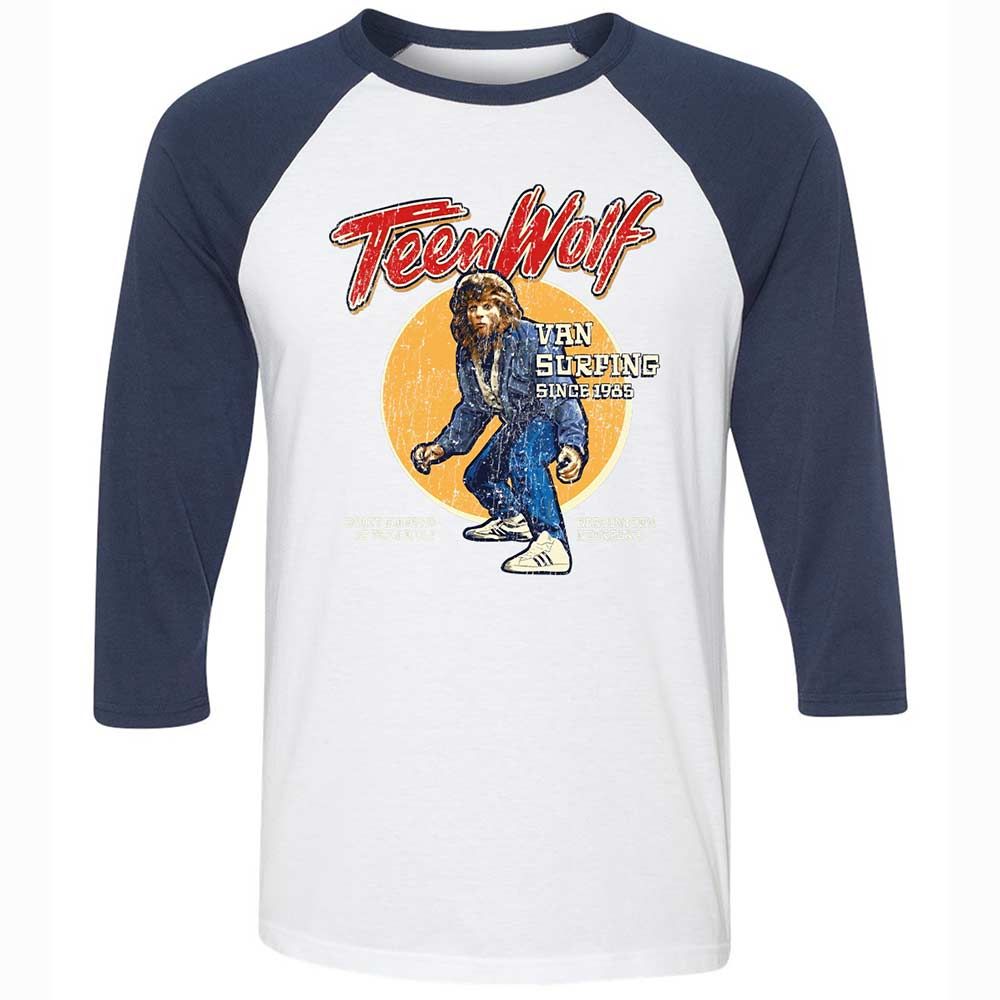 Unisex 3/4 Baseball Tee - G73F52UL - White/Navy - 8