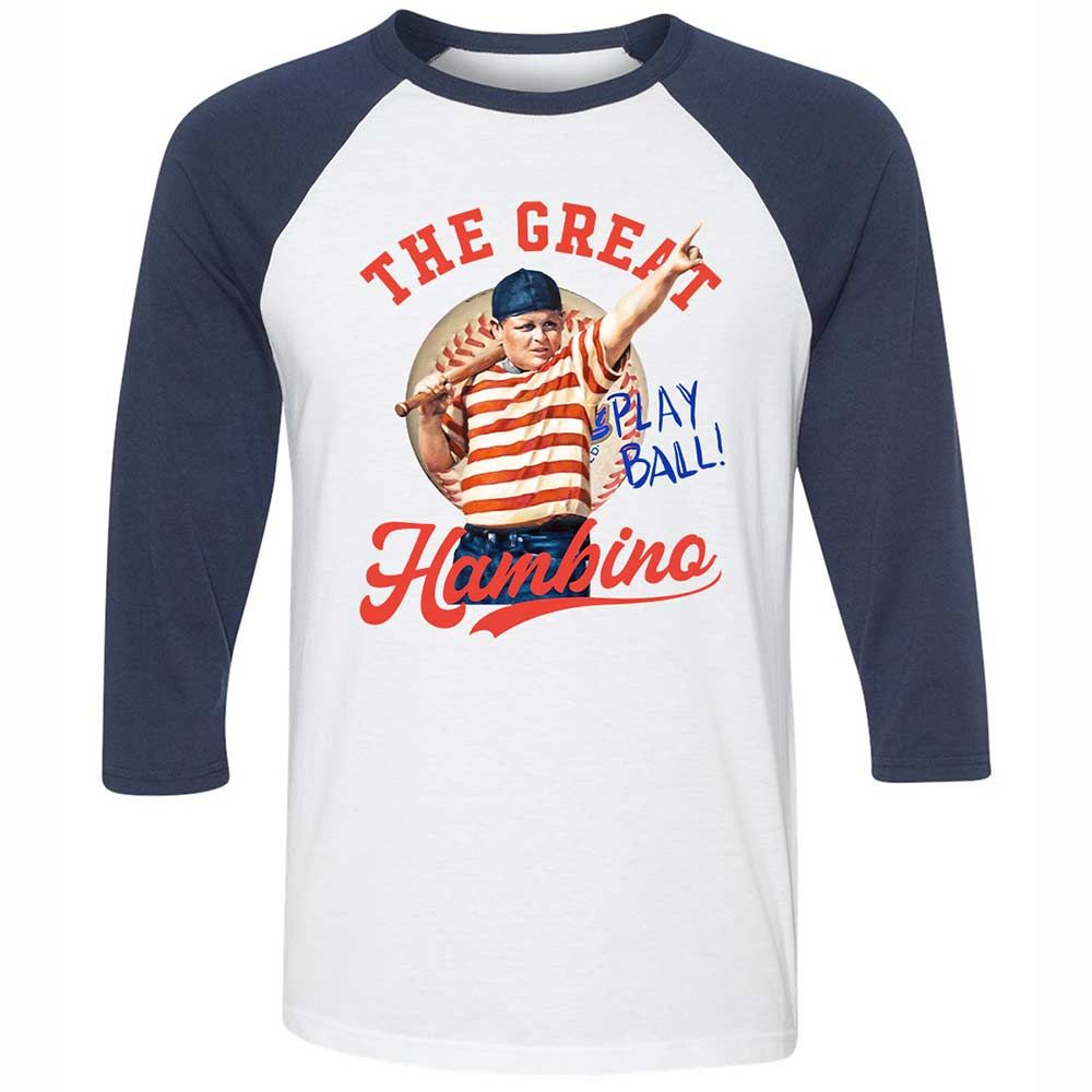 Unisex 3/4 Baseball Tee - J1GQFXCL - White/Navy - 8