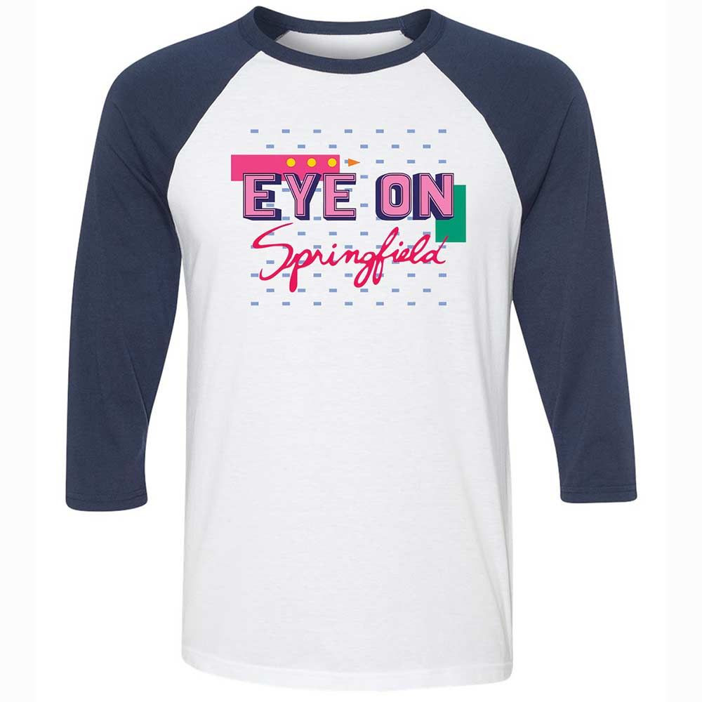 Eye On Springfield - White/Navy - 8