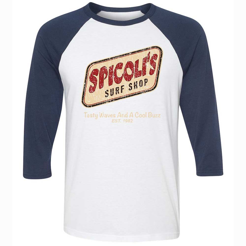 Unisex 3/4 Baseball Tee - ZUK9UQ7Q - White/Navy - 8
