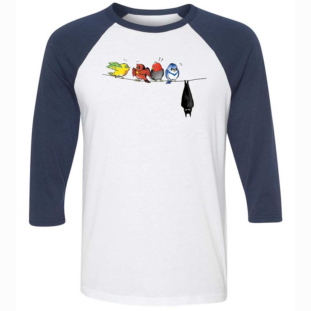 Bat Family - White/Navy - 8