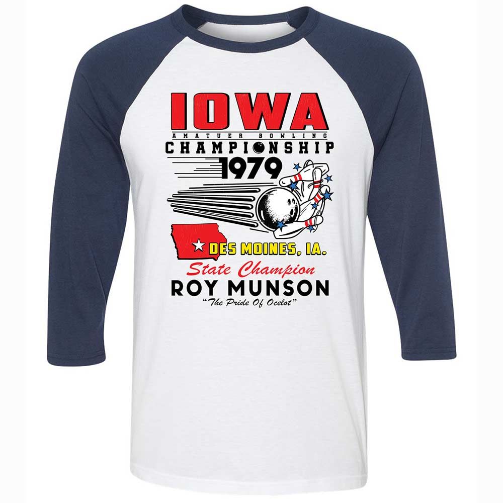 Unisex 3/4 Baseball Tee - 4E6Q2T9U - White/Navy - 8