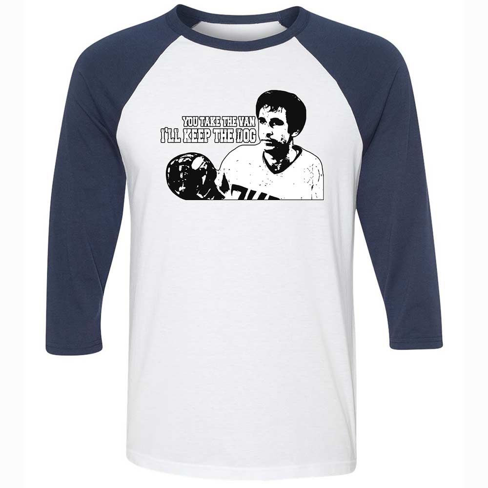 Unisex 3/4 Baseball Tee - 74QPGK42 - White/Navy - 8