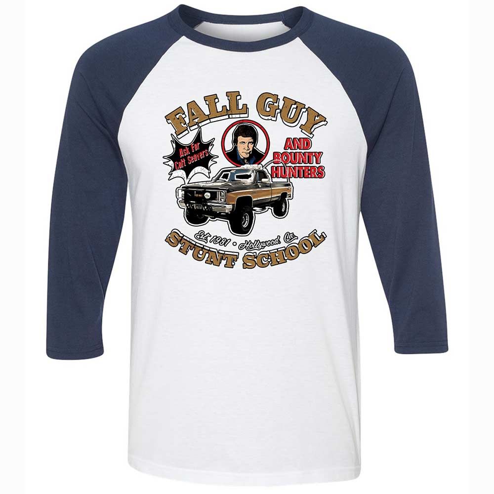 Unisex 3/4 Baseball Tee - 8GY8GCBD - White/Navy - 8