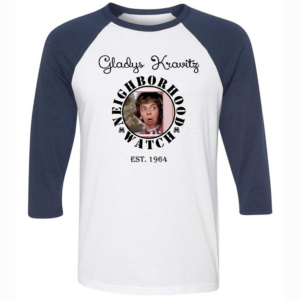 Unisex 3/4 Baseball Tee - BFB6C4VQ - White/Navy - 8