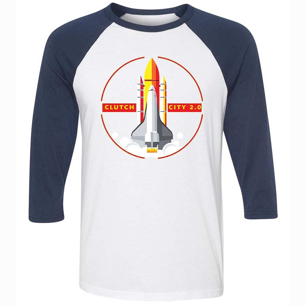Clutch City - White/Navy - 8