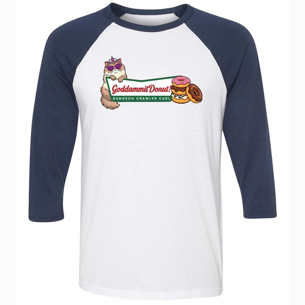 Goddammit Donut - White/Navy - 8