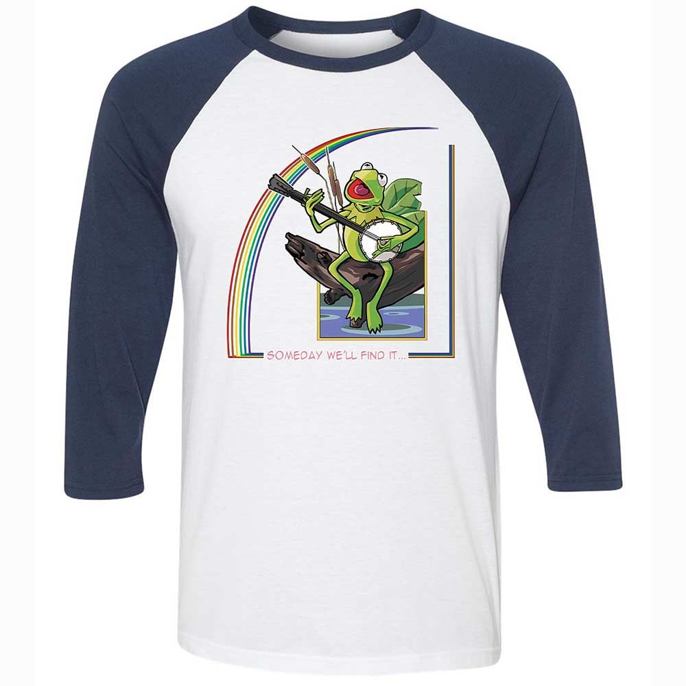 Someday we'll find it... - White/Navy - 8