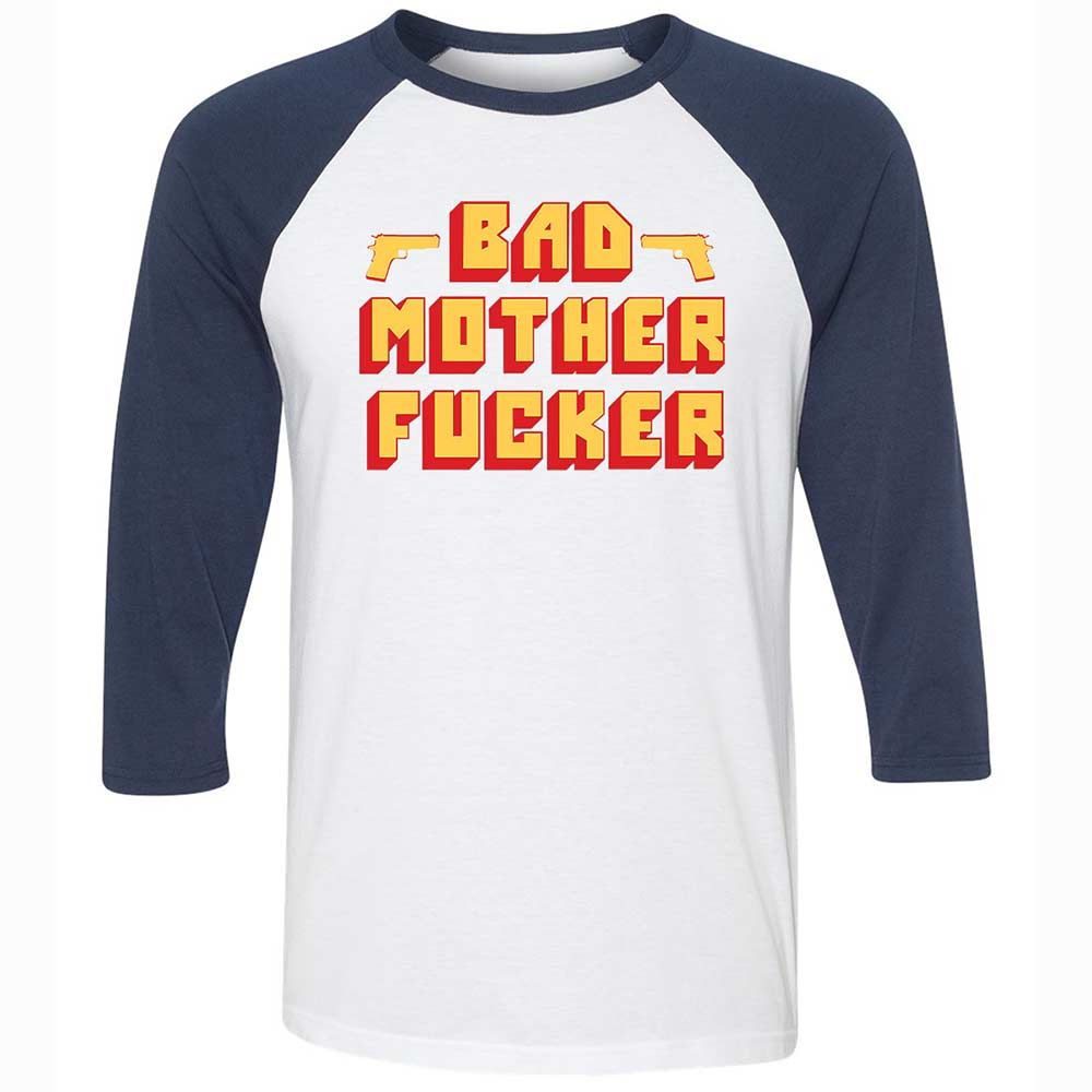 Bad Motherfucker - White/Navy - 8