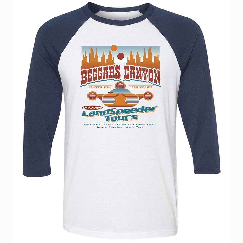 Unisex 3/4 Baseball Tee - RDATLYC8 - White/Navy - 8