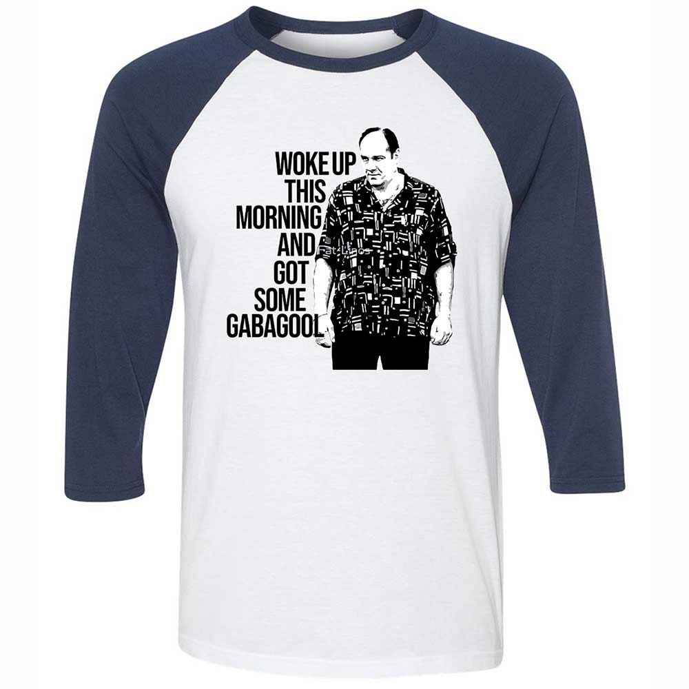 Unisex 3/4 Baseball Tee - 7GS6QS3B - White/Navy - 8
