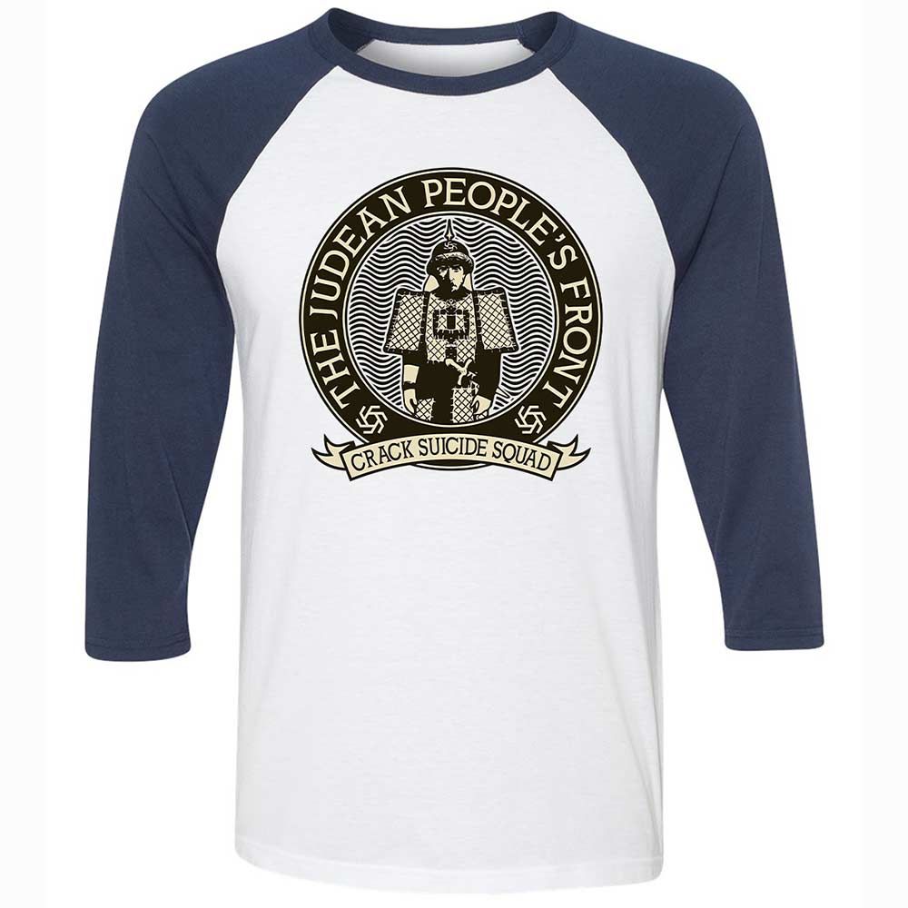 Unisex 3/4 Baseball Tee - V3C4E8G6 - White/Navy - 8