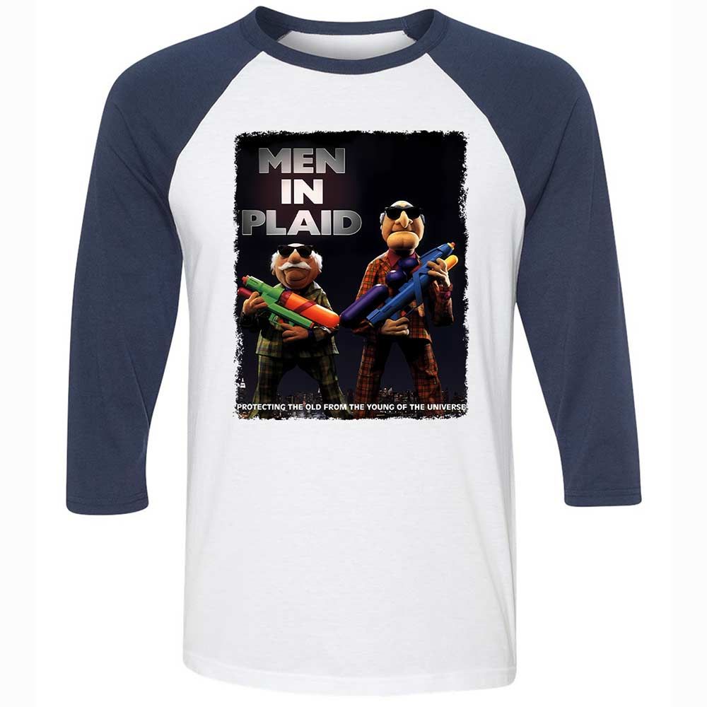 Men in Plaid - White/Navy - 8