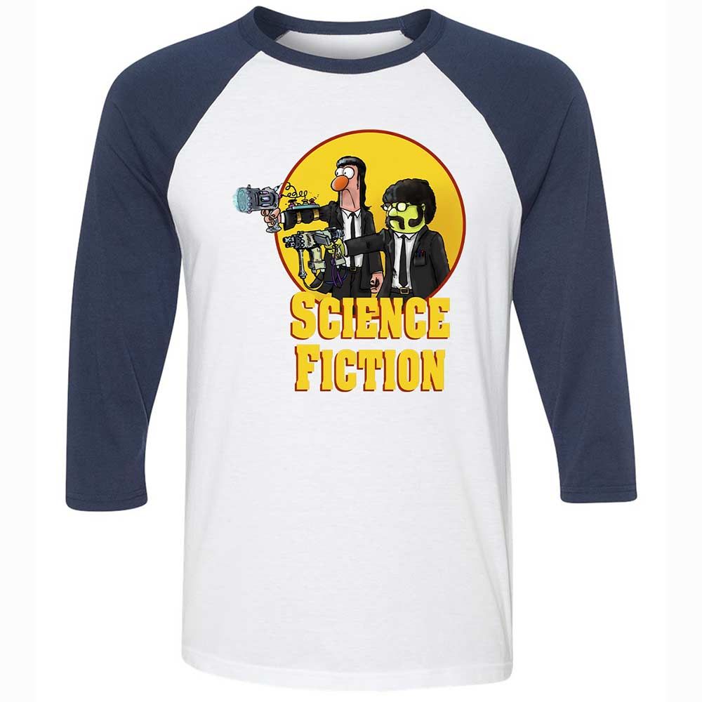 For Science Fiction - White/Navy - 8