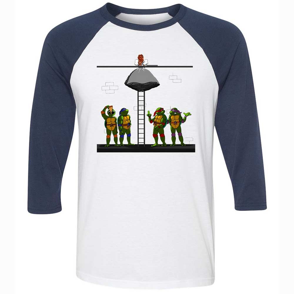 I've Been Dreaming of a Turtle's Kiss - White/Navy - 8
