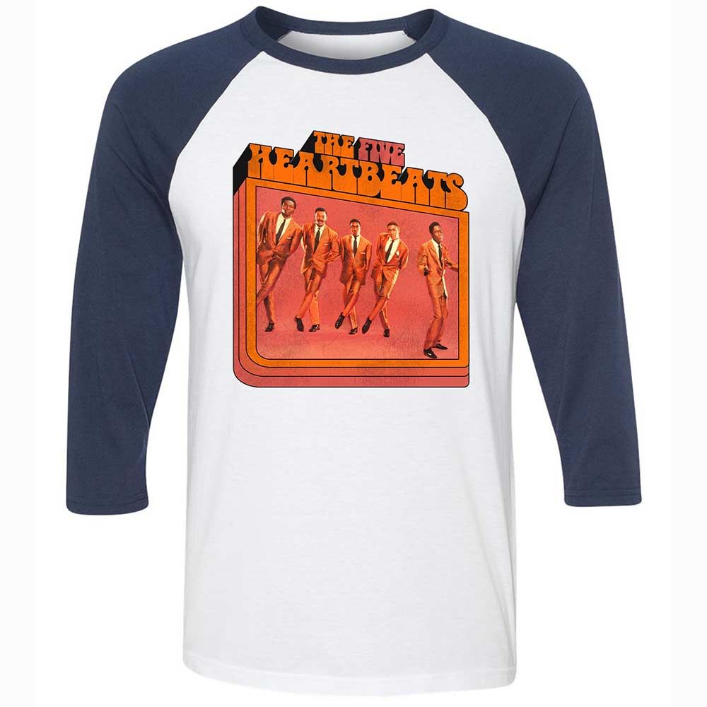 The Five Heartbeats - White/Navy - 8