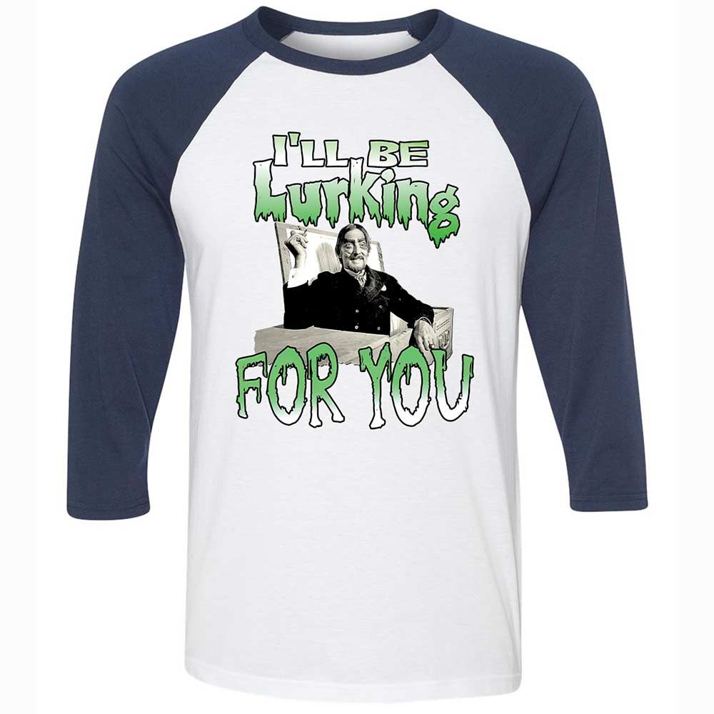 I'll be lurking for you - White/Navy - 8
