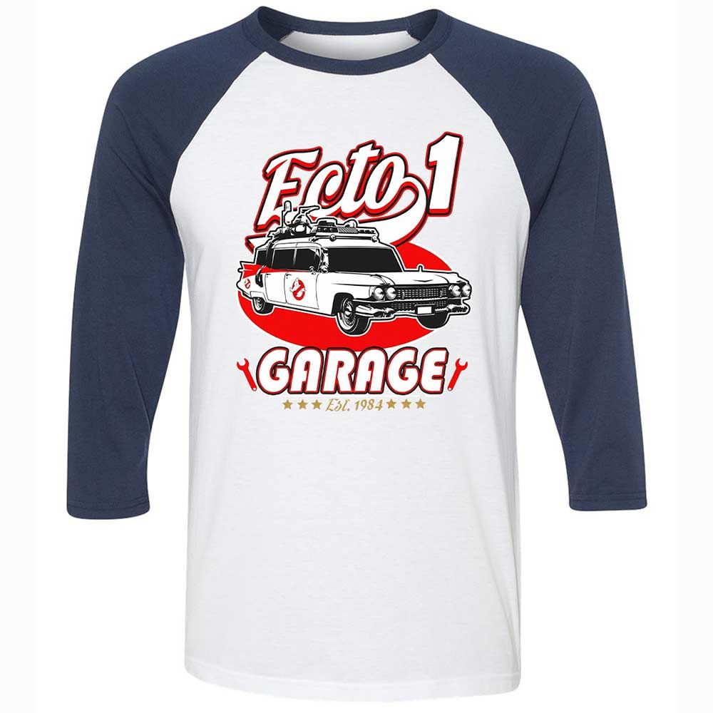 Unisex 3/4 Baseball Tee - SYU5KM6T - White/Navy - 8