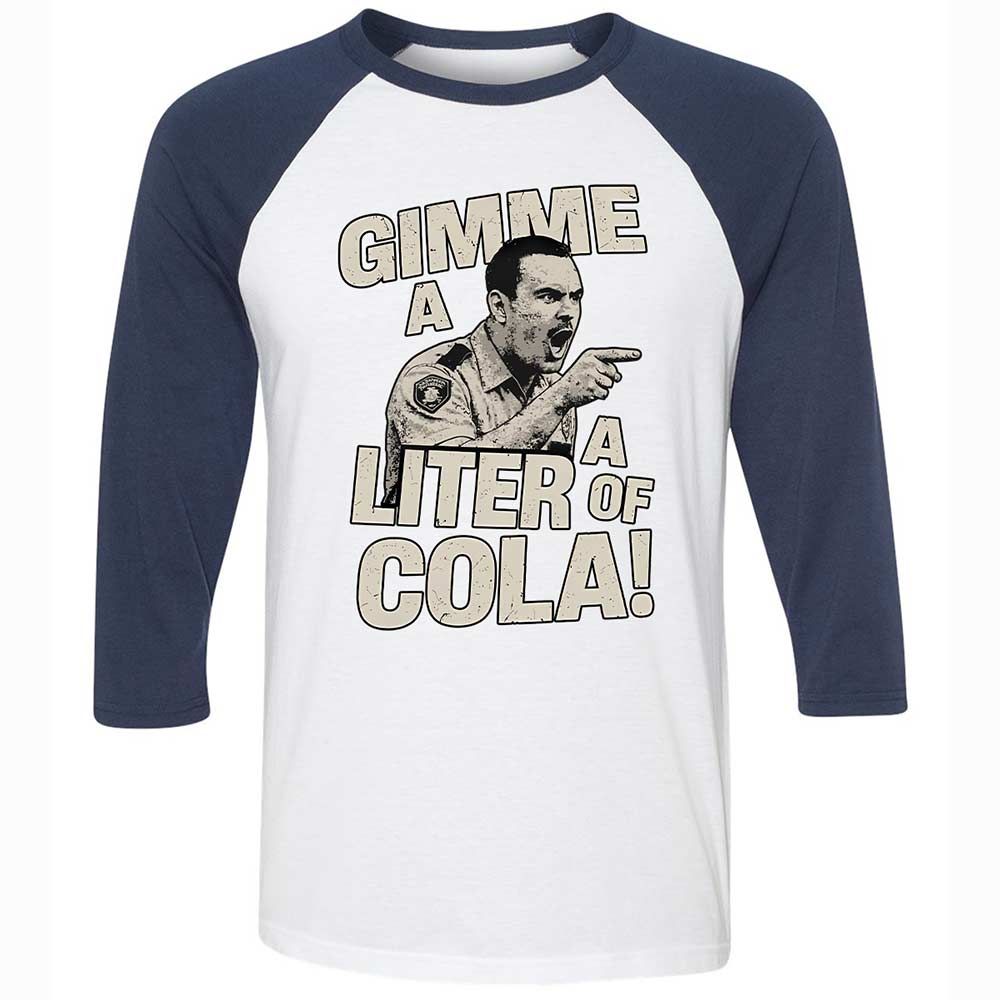 Unisex 3/4 Baseball Tee - WLY8JJU1 - White/Navy - 8