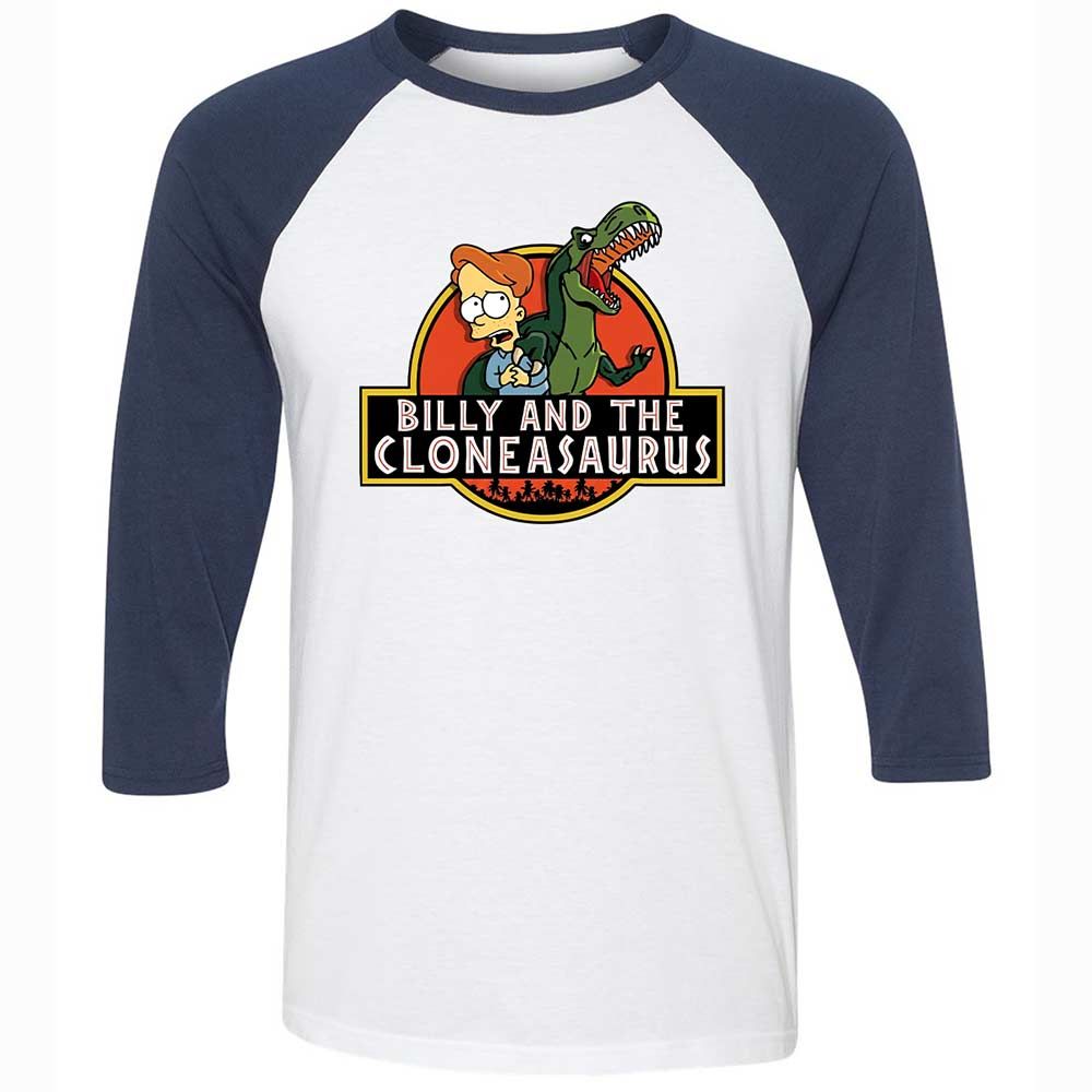 Billy And The Cloneasaurus - White/Navy - 8