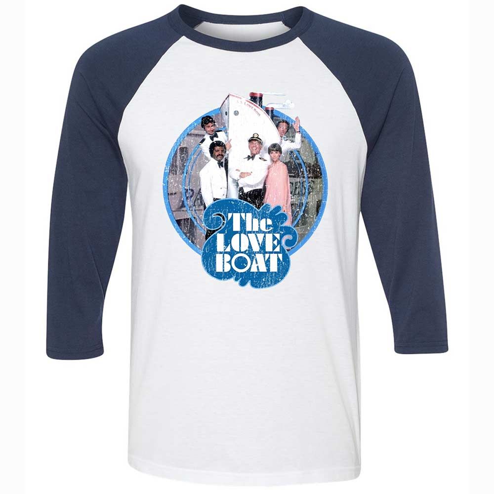 Unisex 3/4 Baseball Tee - 5G2VY8KX - White/Navy - 8