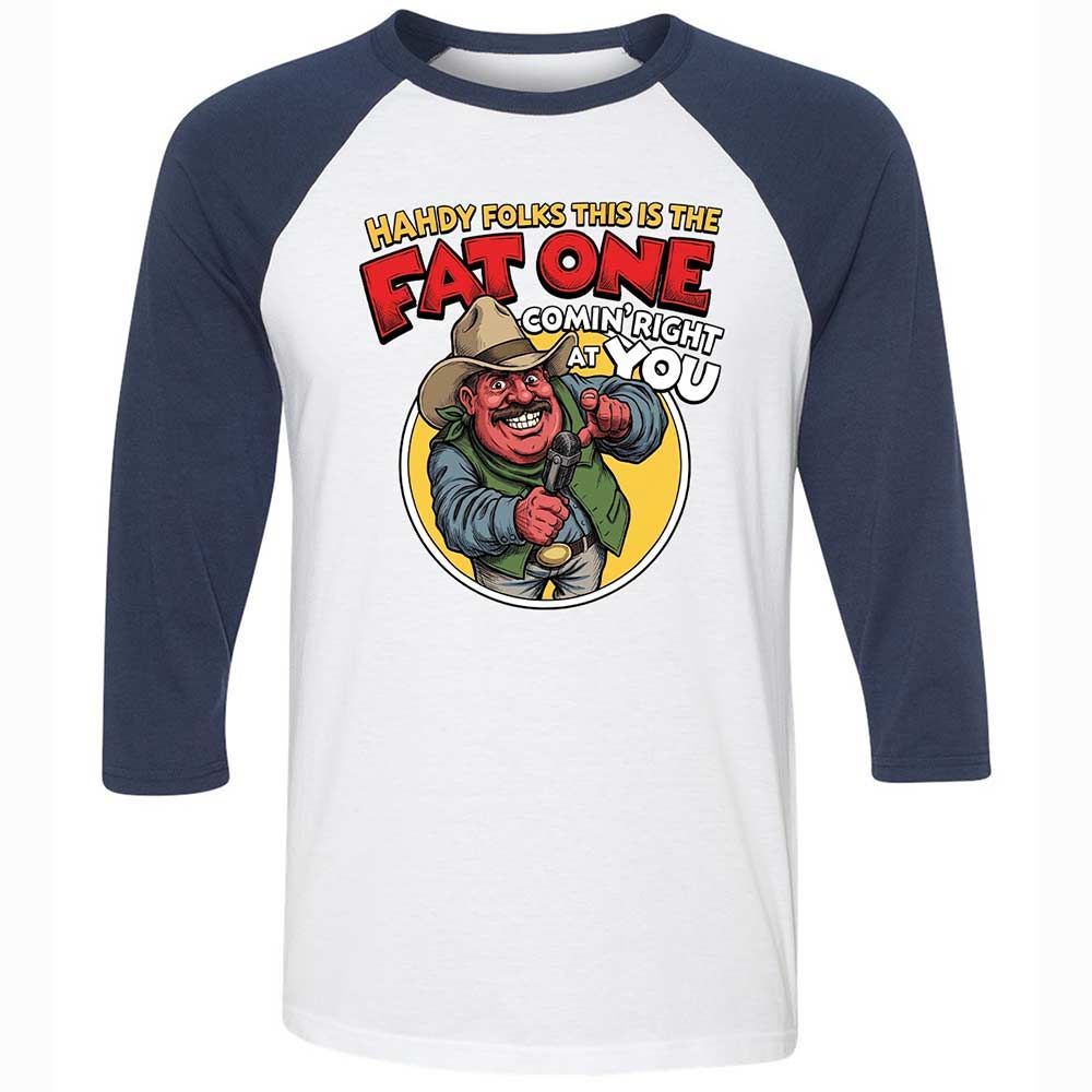 Fat One comin' right at you - White/Navy - 8