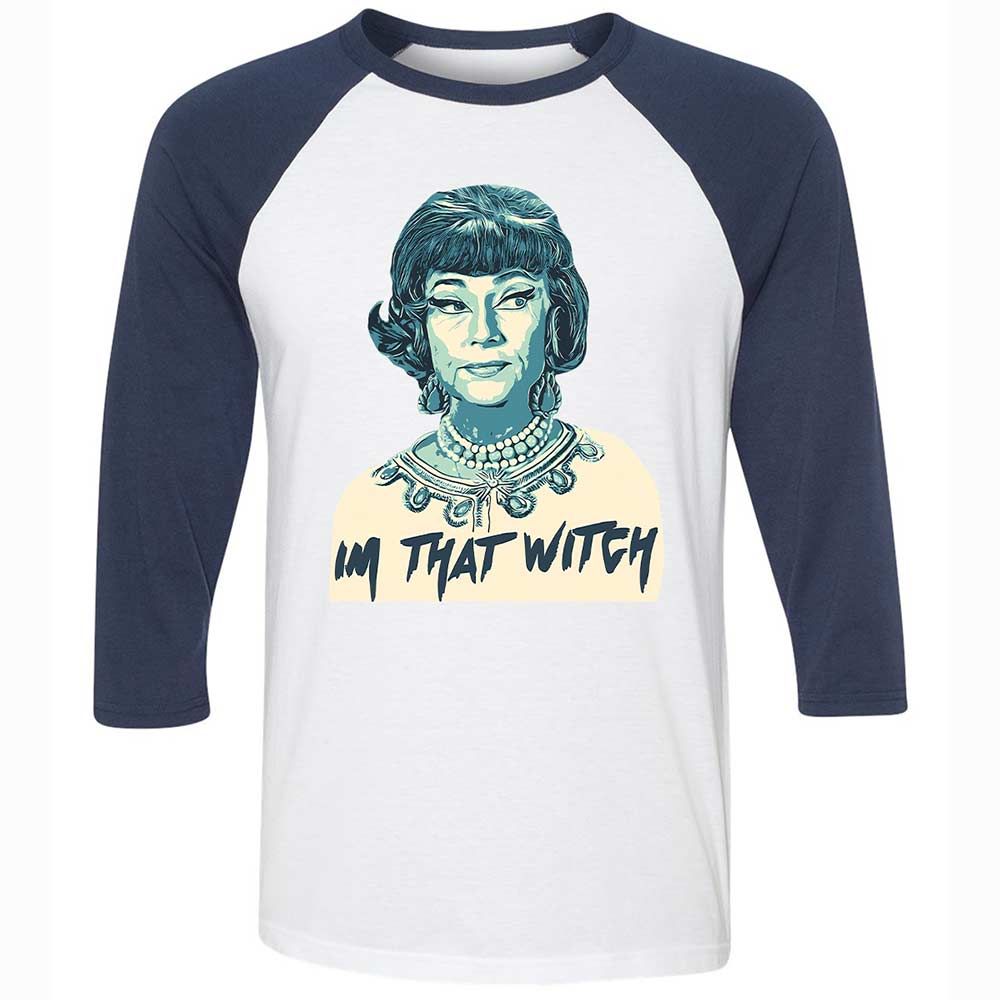 I'm that witch - White/Navy - 8