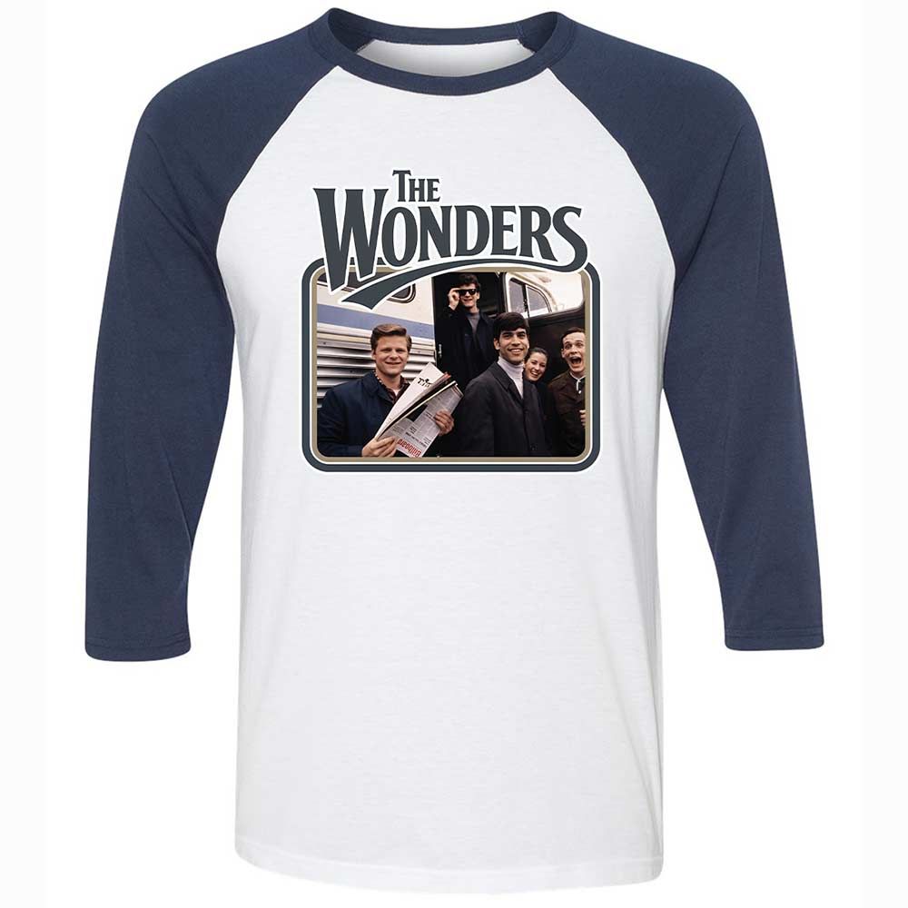 Unisex 3/4 Baseball Tee - E4BMC35D - White/Navy - 8