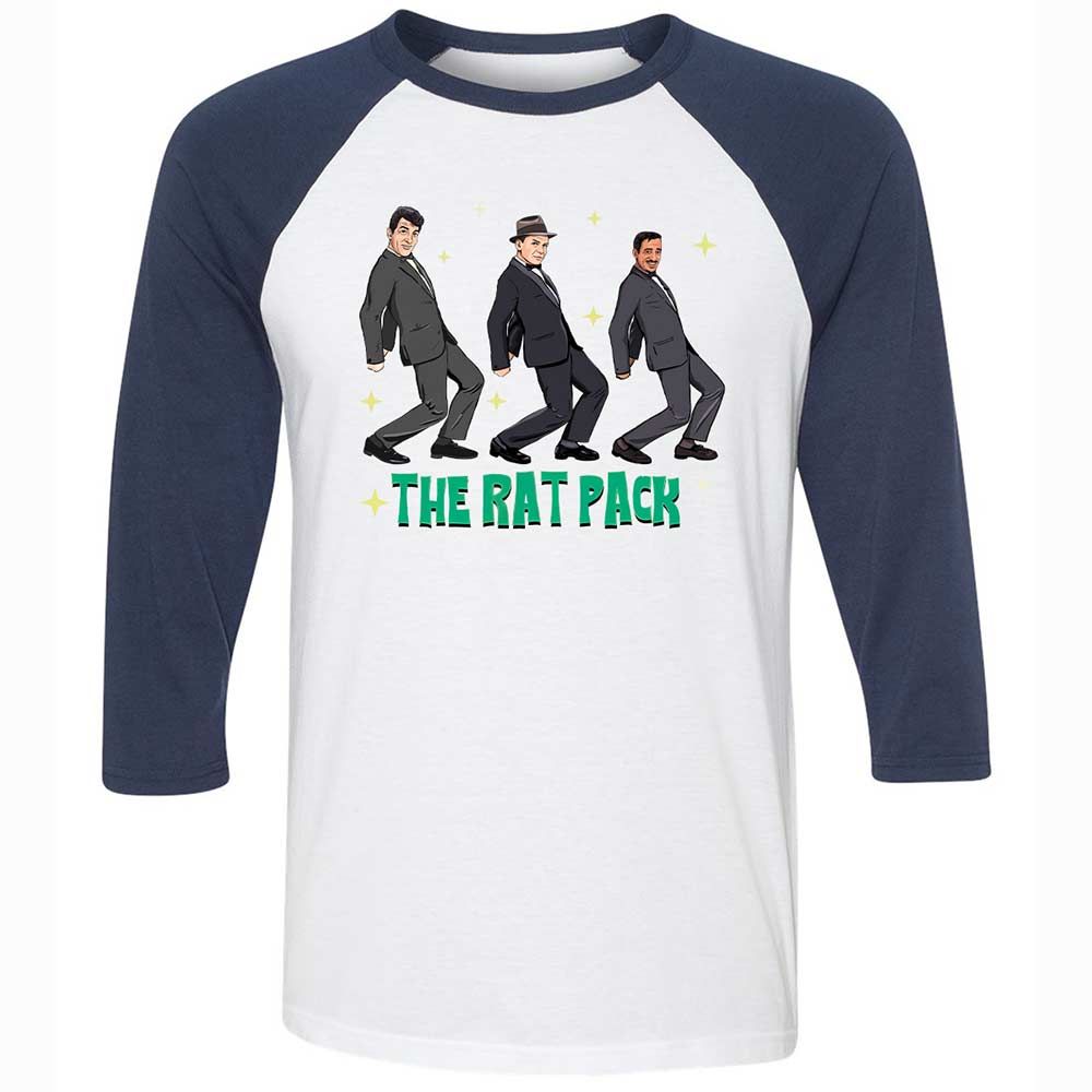 Unisex 3/4 Baseball Tee - 7QCJ13AR - White/Navy - 8