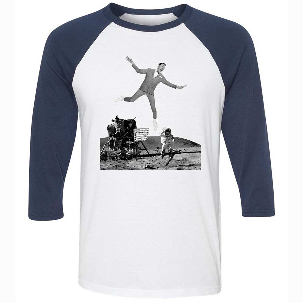 Unisex 3/4 Baseball Tee - MMTEZH6B - White/Navy - 8