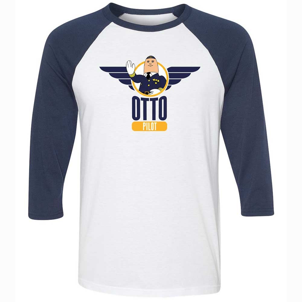 Unisex 3/4 Baseball Tee - NTTMNKKD - White/Navy - 8