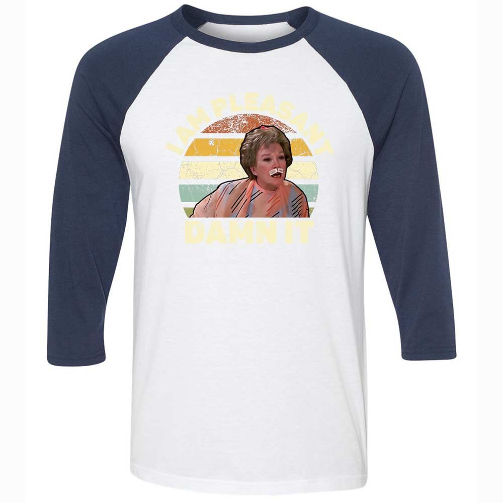 Unisex 3/4 Baseball Tee - 1MZWDVAF - White/Navy - 8