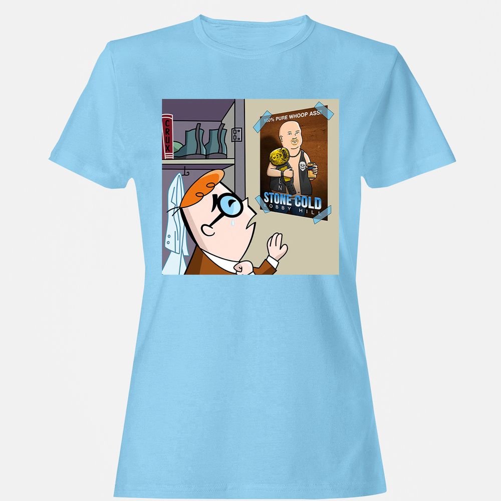 Women's T-Shirt - ZQYF4TP9 - light Blue - 8