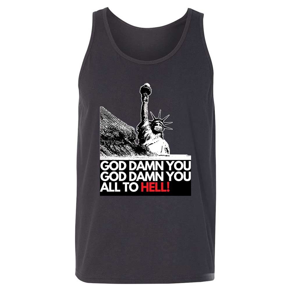 God damn you all to hell! - Dark Grey - 9
