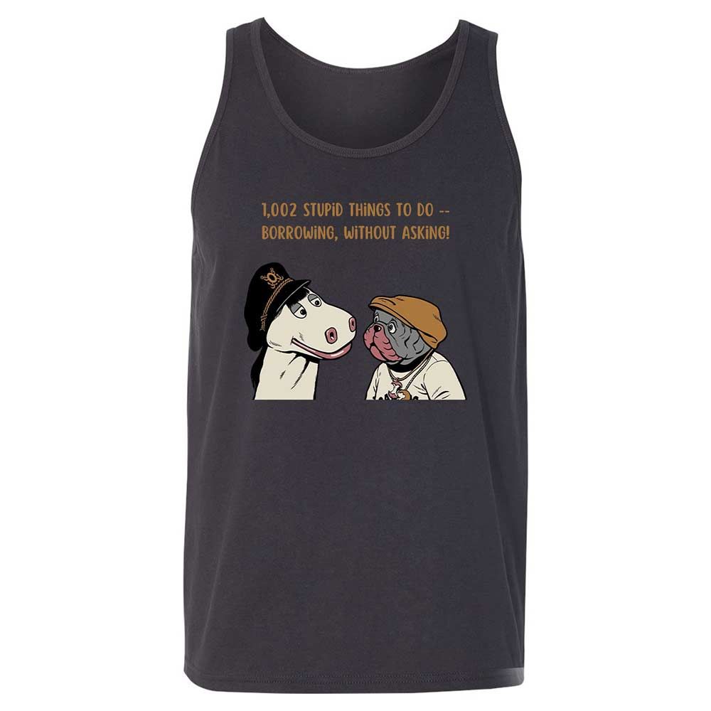 Unisex Jersey Tank - W7JAQRSH - Dark Grey - 9