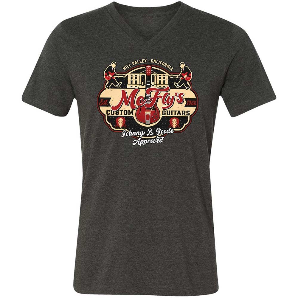 Unisex V-Neck T-Shirt - FNUBWPXR - Dark Grey Heather - 9