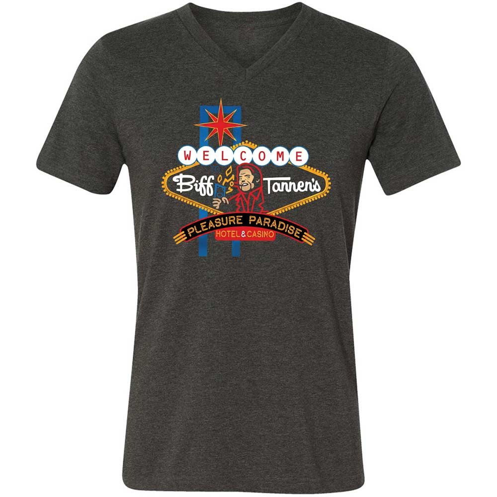 Unisex V-Neck T-Shirt - 65NG5M7V - Dark Grey Heather - 9