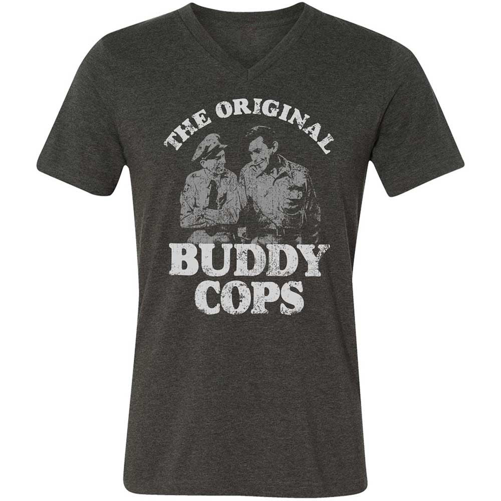 Unisex V-Neck T-Shirt - LR89QXS4 - Dark Grey Heather - 9