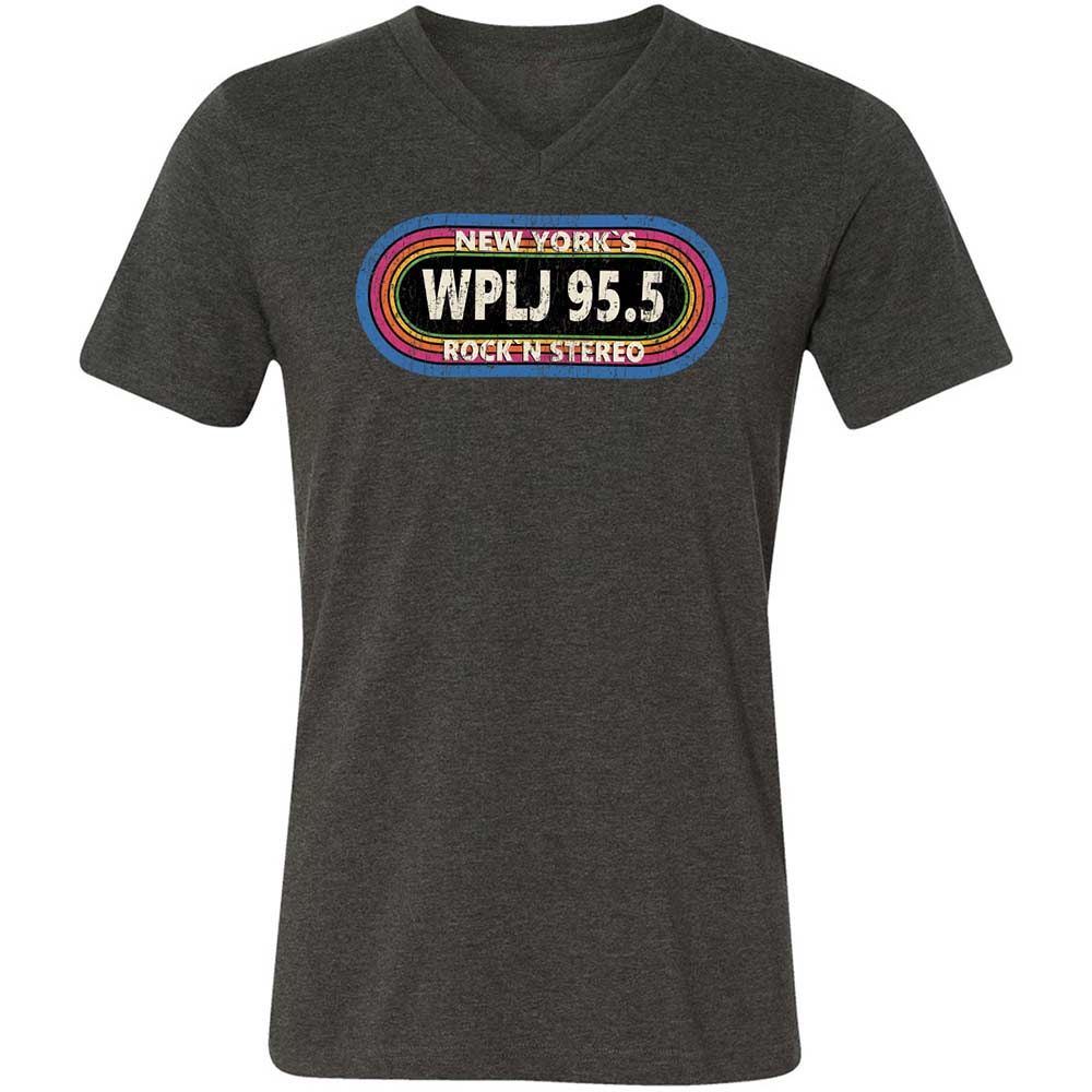Unisex V-Neck T-Shirt - XNZBBGN7 - Dark Grey Heather - 9