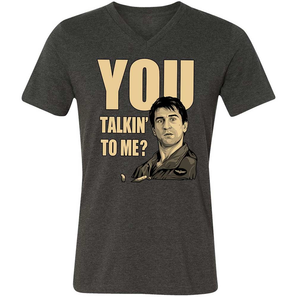Unisex V-Neck T-Shirt - K3W8KJ6G - Dark Grey Heather - 9